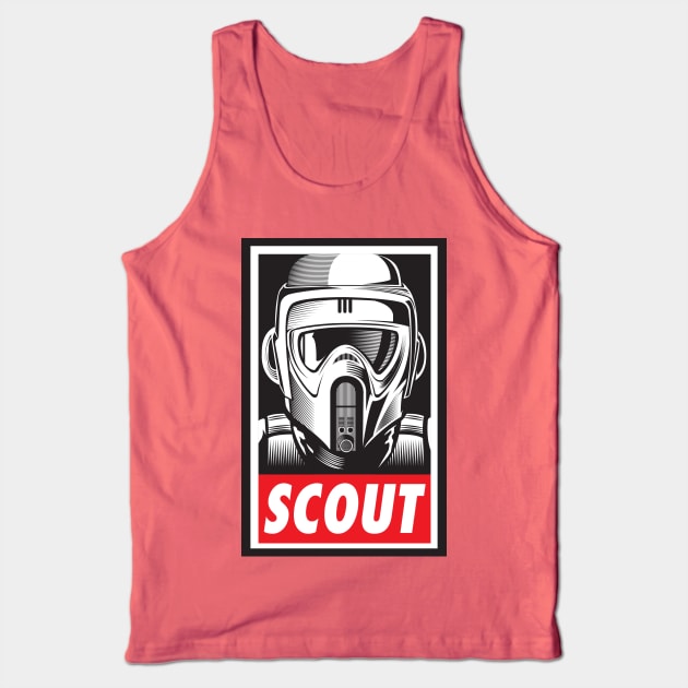 SCOUT Tank Top by MatamorosGraphicDesign